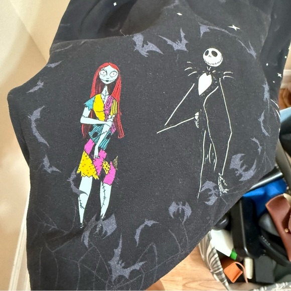 The Nightmare Before Christmas Jack & Sally Long-Sleeve Midi Dress size 4x - Picture 4 of 7